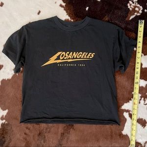 John Galt cropped Los Angeles Shirt